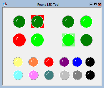 Round LED Tool examples